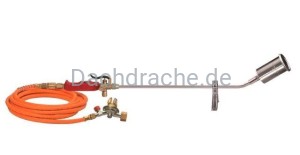 Koma-Titanbrenner 700 mm mit 10 m Schlauch und Druckregler