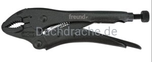 Gripzange mit gebogenen Backen 175 mm Freund