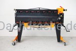 Segmentschwenkbiegemaschine OLMET SG3/1600, 3-teilig, mit Rollmesser