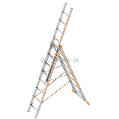 Drabina Layher Topic 1040 uniwersalna 3x14 szczebli