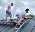 Adapter do montażu urządzeń Clampine na dachach z blachą panelową typu Ruukki PANEL