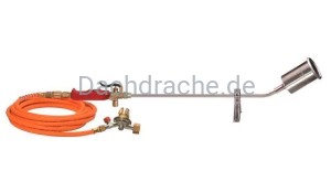 Bitumenbrenner Koma Plus KP L-500 / Ø 50 mm mit 5 m Schlauch und Druckregler 912L